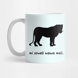 I'm A Lioness (Toki Pona) Mug